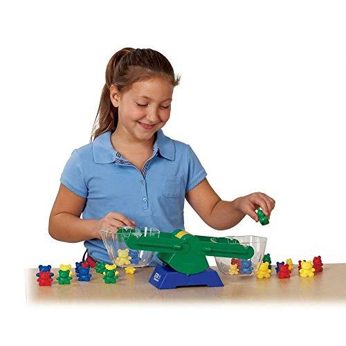 hand2mind hand2mind Plastic Bucket Balance for Kids Ages 5-8, Hands-On Way to Learn About Weight and Measurement, 2 Clear 1/2 Liter Buckets with Spouts for Easy Pouring (Set of 1)