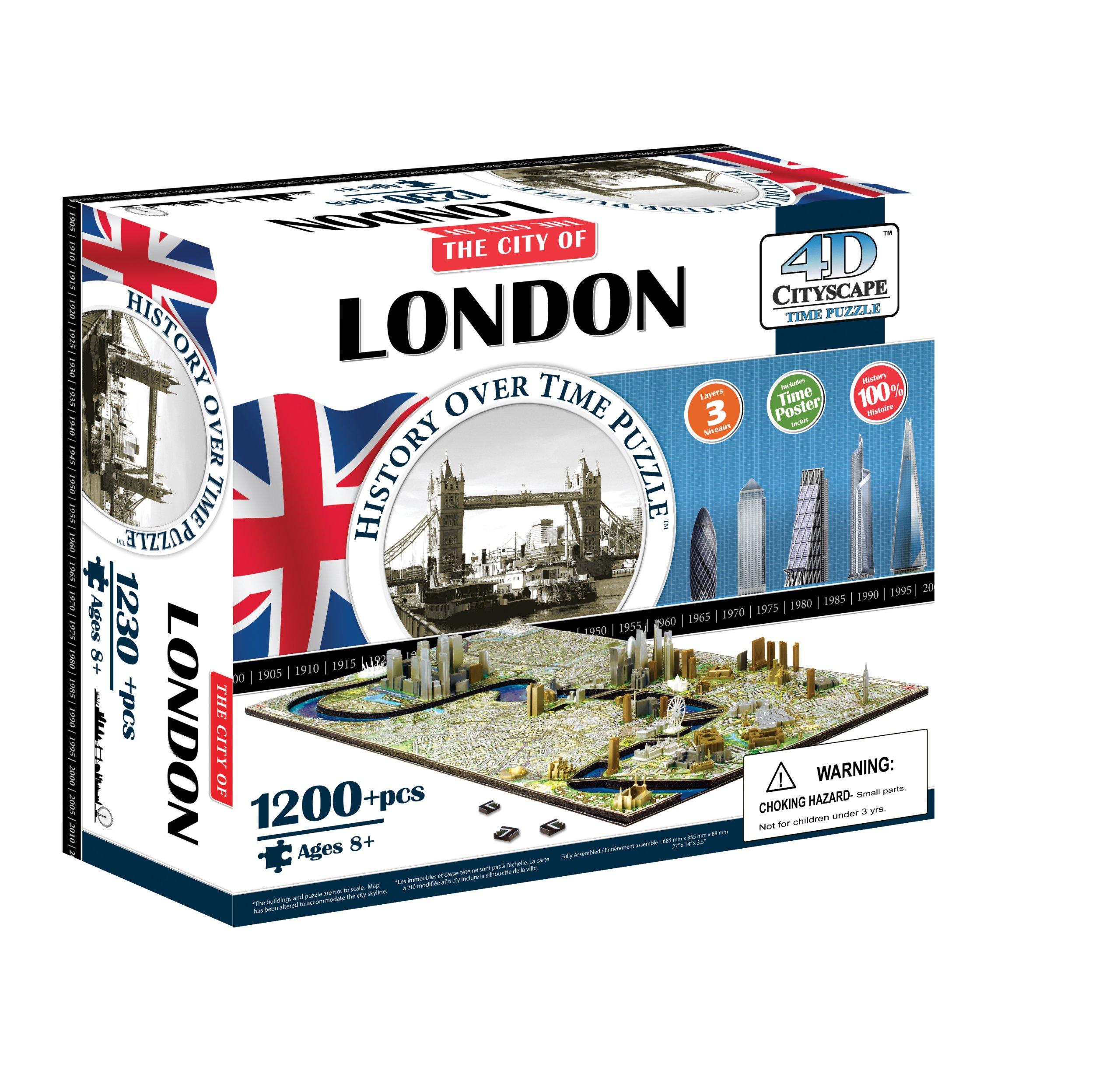 4D Cityscape 4D Cityscape London England Puzzle
