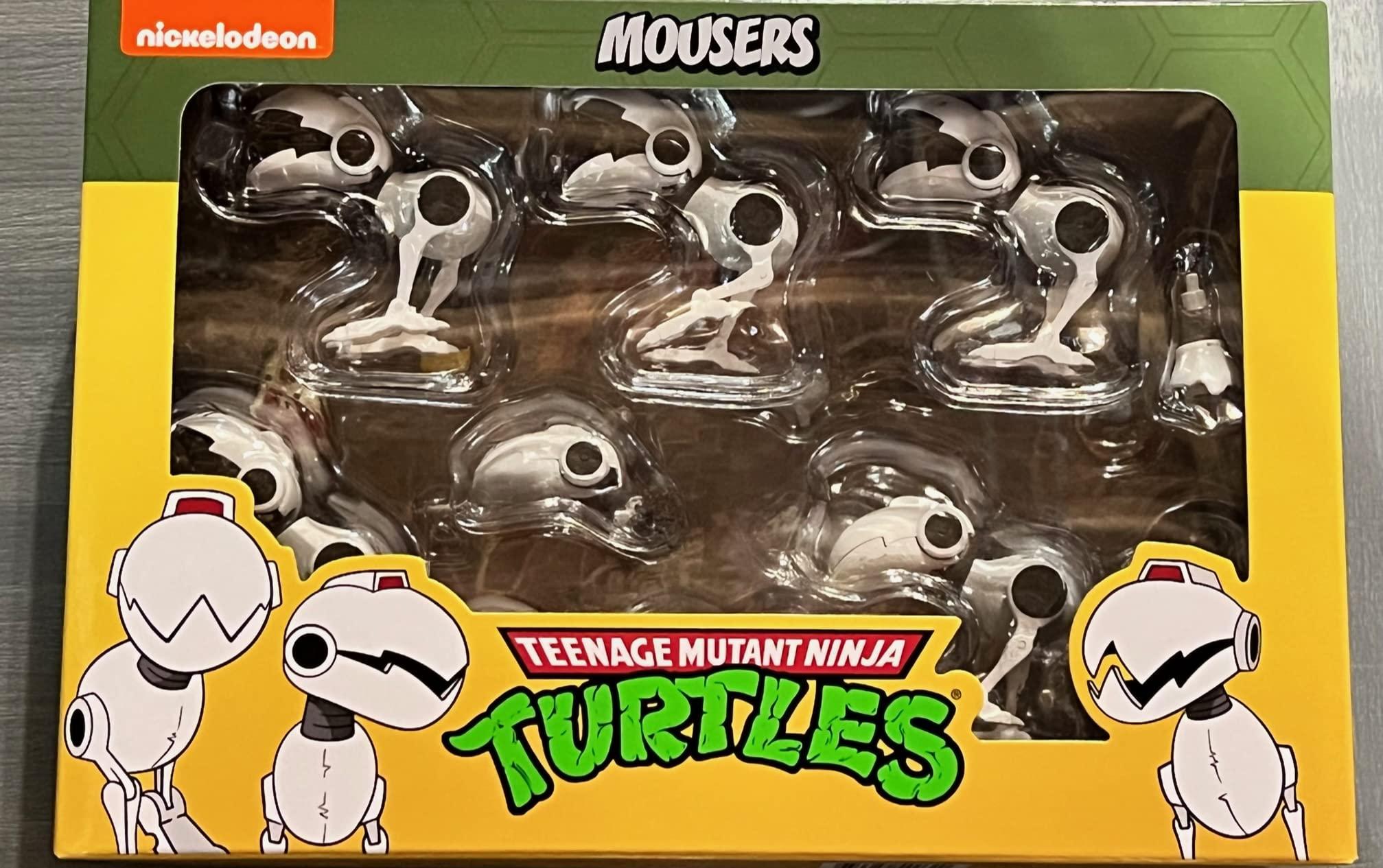 NECA Teenage Mutant Ninja Turtles (Cartoon) - 7 Scale Action Figures - Mouser Multipack