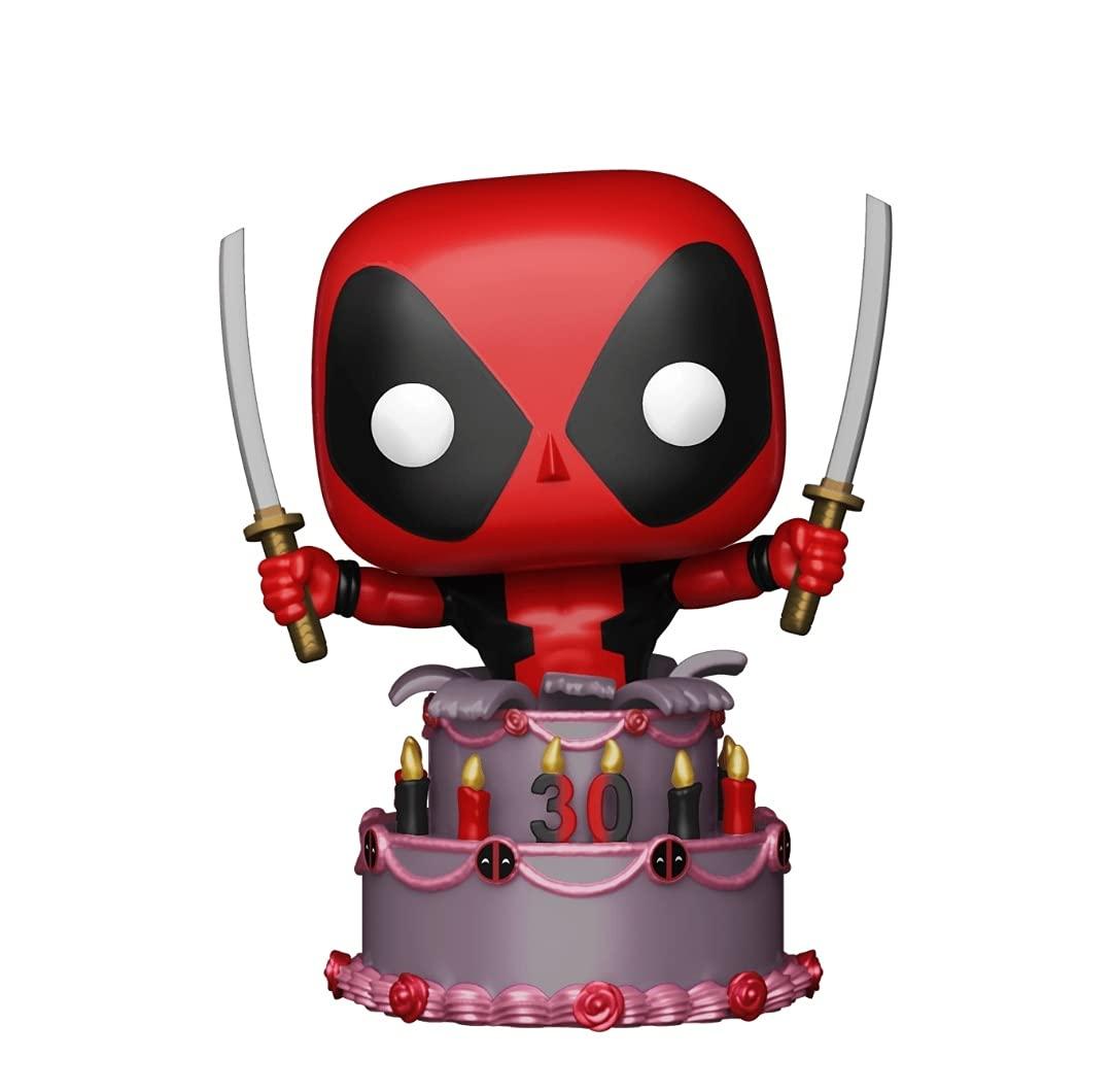 Pop! Funko Pop! Marvel 7/11 Exclusive 30th Anniversary Deadpool in Birthday Cake #776