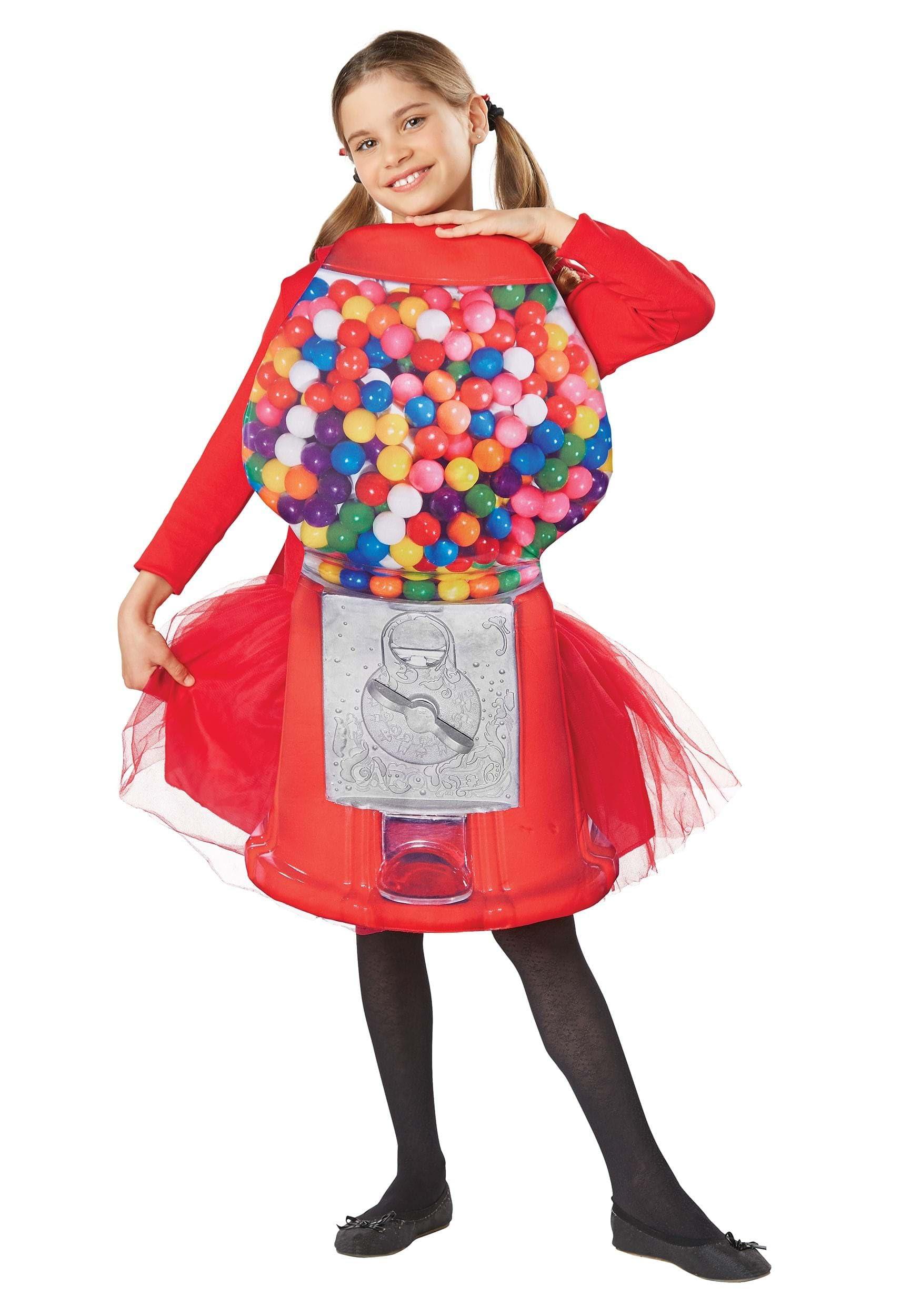 Fun Costumes Kid\'s Colorful Gumball Machine Costume | Candy Costumes Standard