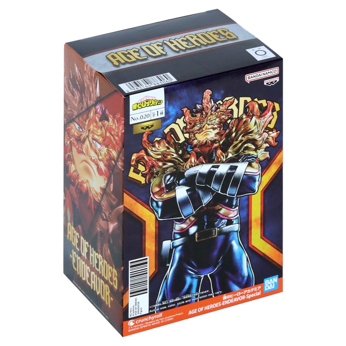 Banpresto Banpresto, Endeavor My Hero Academia Age of Heroes Special Multicolor BP88306 Action Figure