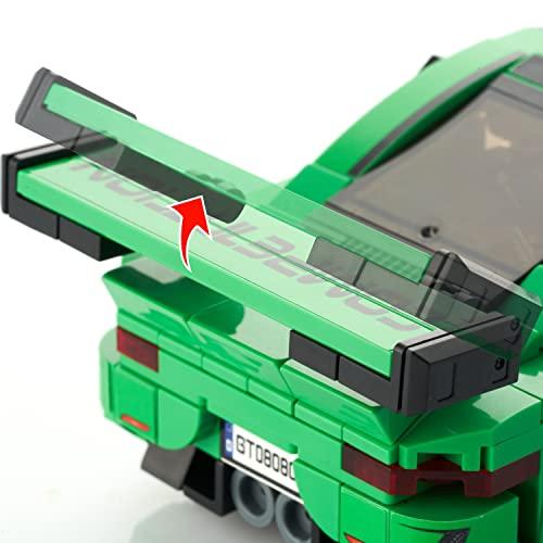 Block Builder Block Builder Porsche 911 Racing Car Building Block Set (358 Pieces). Racing Car Building Blocks for Kids and Adults