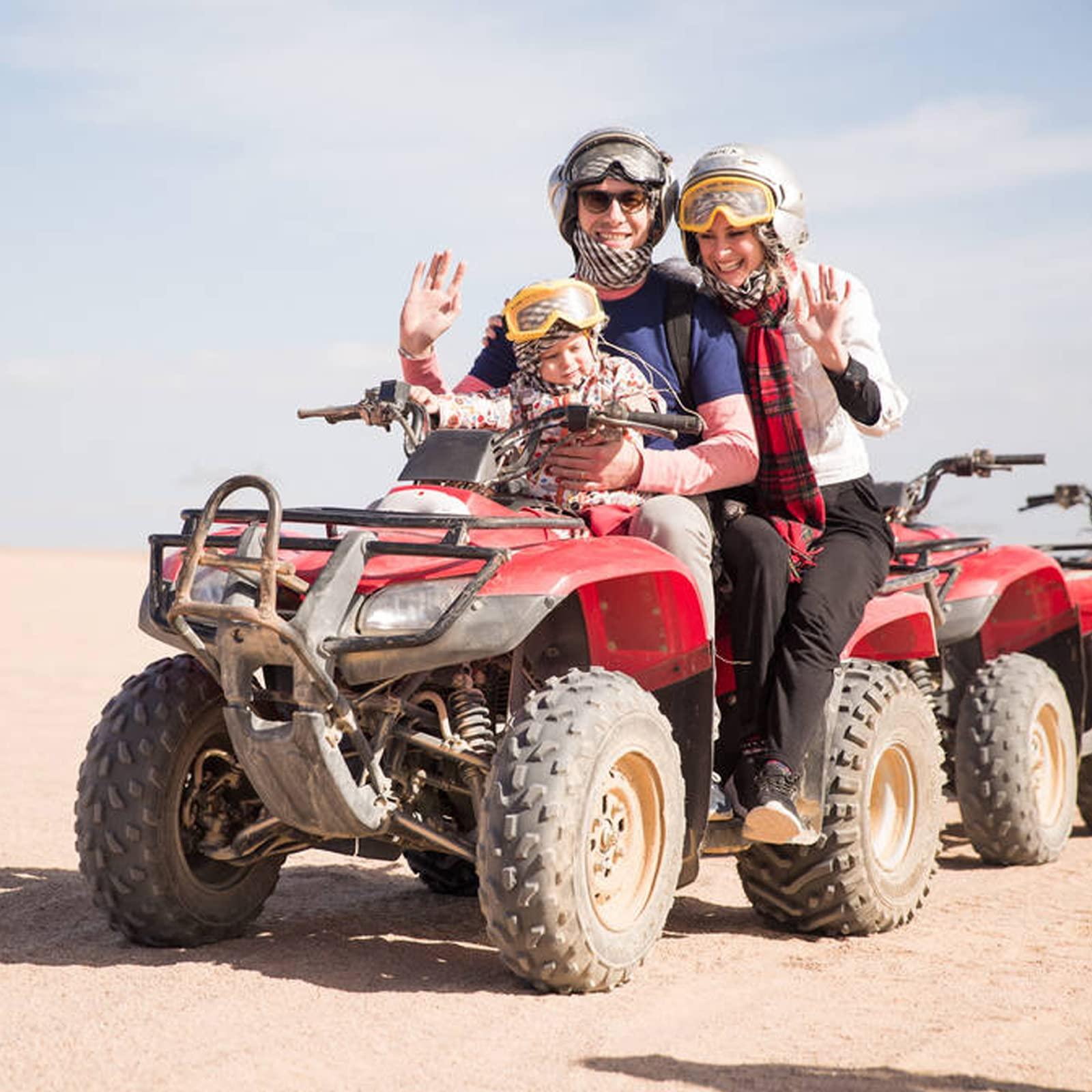 KQSNBG KQSNBG Adjustable Harness, Prevent Passengers from Falling for ATV,Snowmobile,Grey