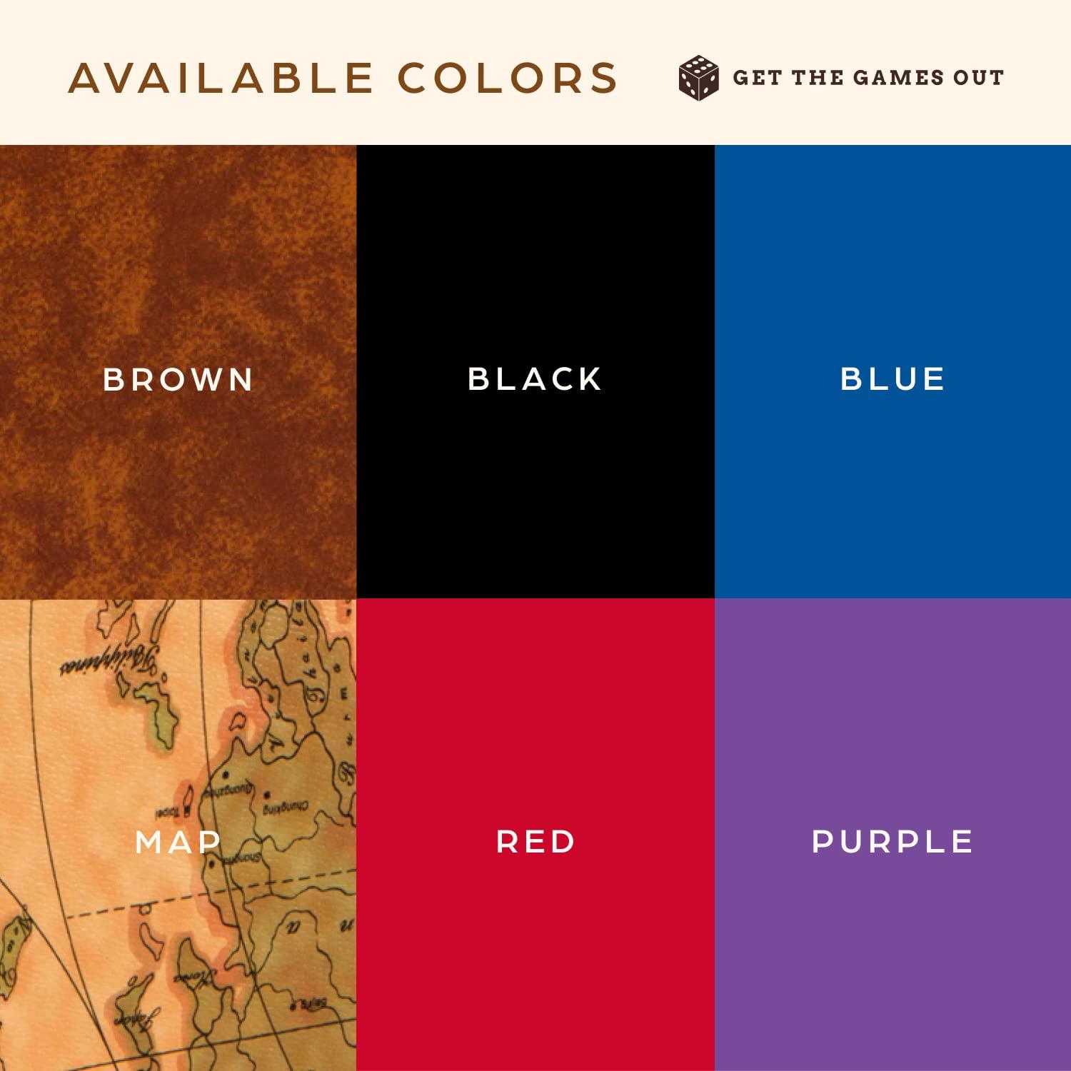 Get The Games Out Get The Games Out Backgammon Set for Travel - Small Classic Board Game Case with Strategy Guide & 15 Game Pieces (Brown)