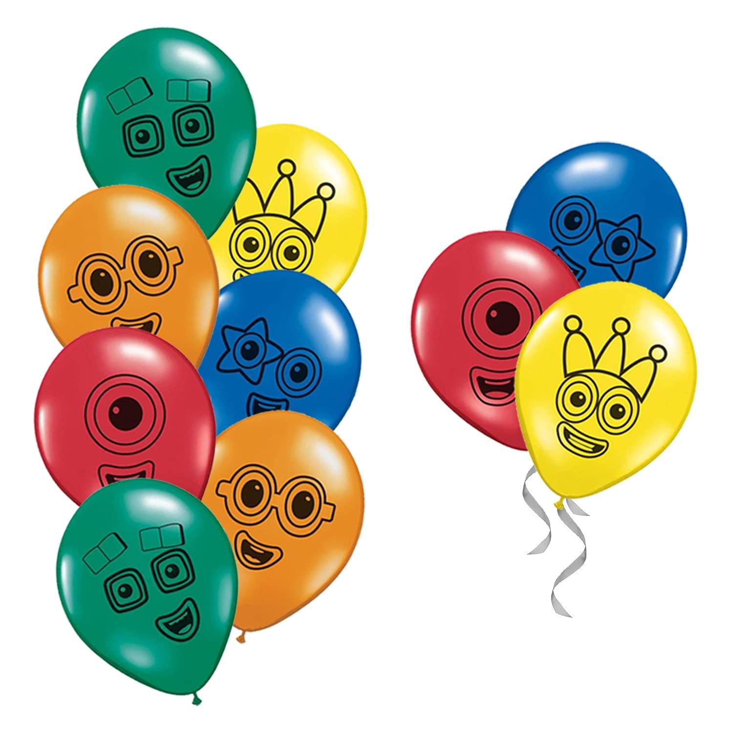 YAYJOY YAYJOY Numberblocks Party Decorations Numberblocks Stickers,Cake Toppers,Balloons,Party Banner,Home Decoration for Kid\'s Birthday Party