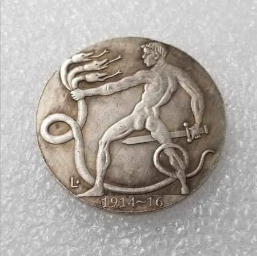 WSGB WSGB German Coin Three-Headed Snake and Sword Coin Gift Three-Headed Snake and Sword Coin Souvenir Lucky Coin