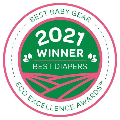 Bambo Nature Bambo Nature Hypoallergenic Baby Diapers, Eco-Labelled Sustainable Diapers, Enhanced Leakage Protection, Totally Chlorine-free, Skin Friendly, and Super Absorbent - Size 2 (32 Count)