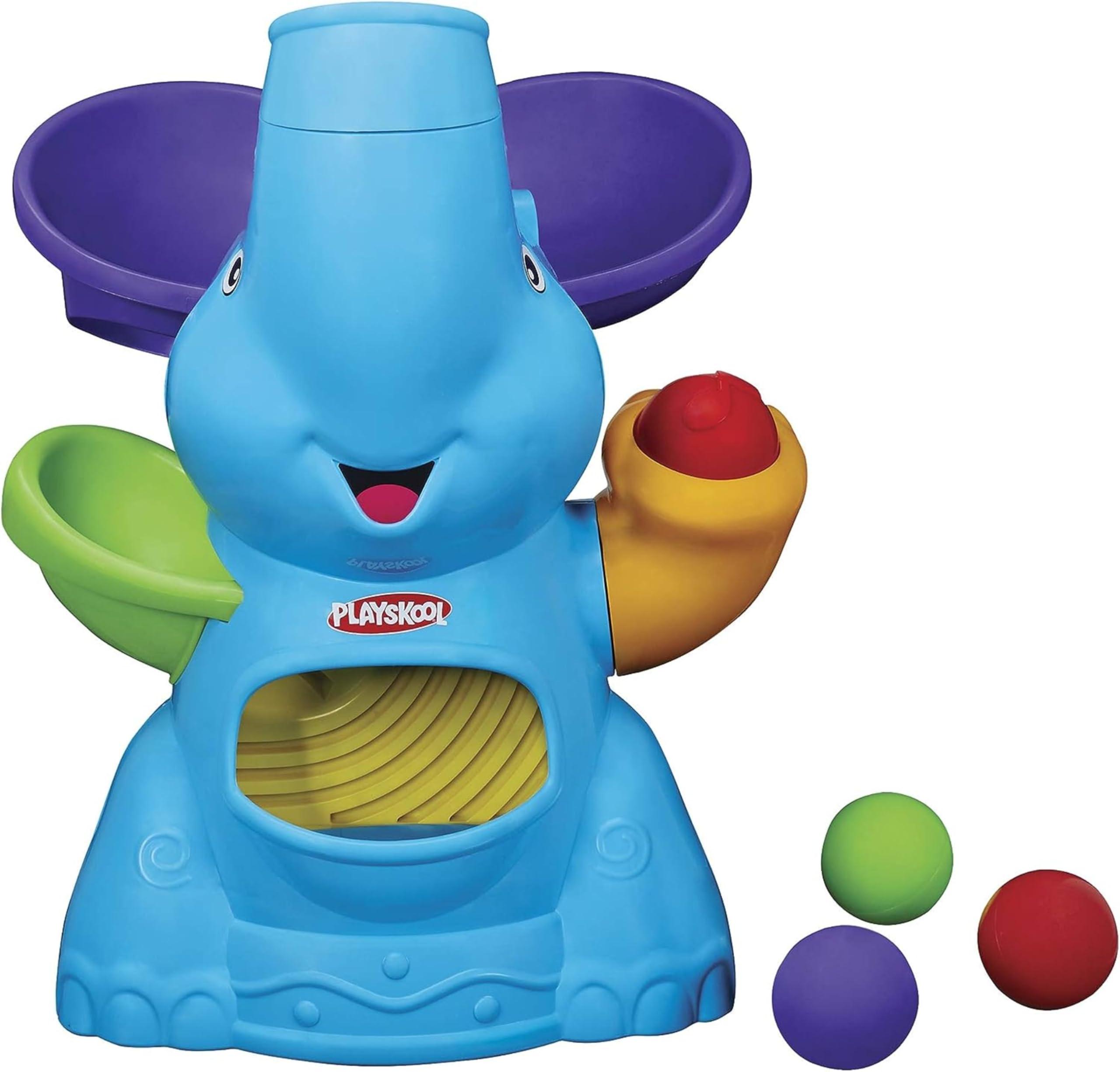 Playskool Playskool Elefun Busy Ball Popper Active Toy for Toddlers and Babies 9 Months and Up with 4 Colorful Balls (Amazon Exclusive)