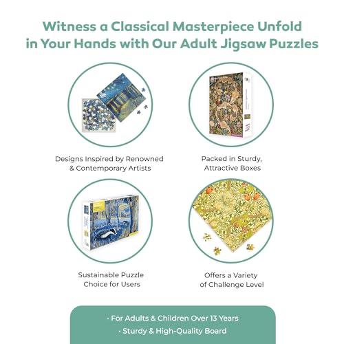 Flame Tree Gift Adult Jigsaw Puzzle Anne Stokes: Moonstone: 1000-Piece Jigsaw Puzzles