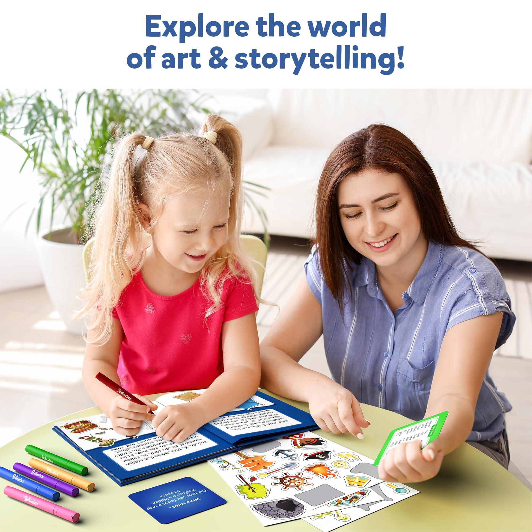 Skillmatics Skillmatics Storybook Art Kit - All My Adventures Art Kit for Kids, Write & Create Storybooks, Creative Activity for Boys & Girls, DIY Kit, 150+ Stickers, Gifts for Ages 5, 6, 7, 8, 9, 10