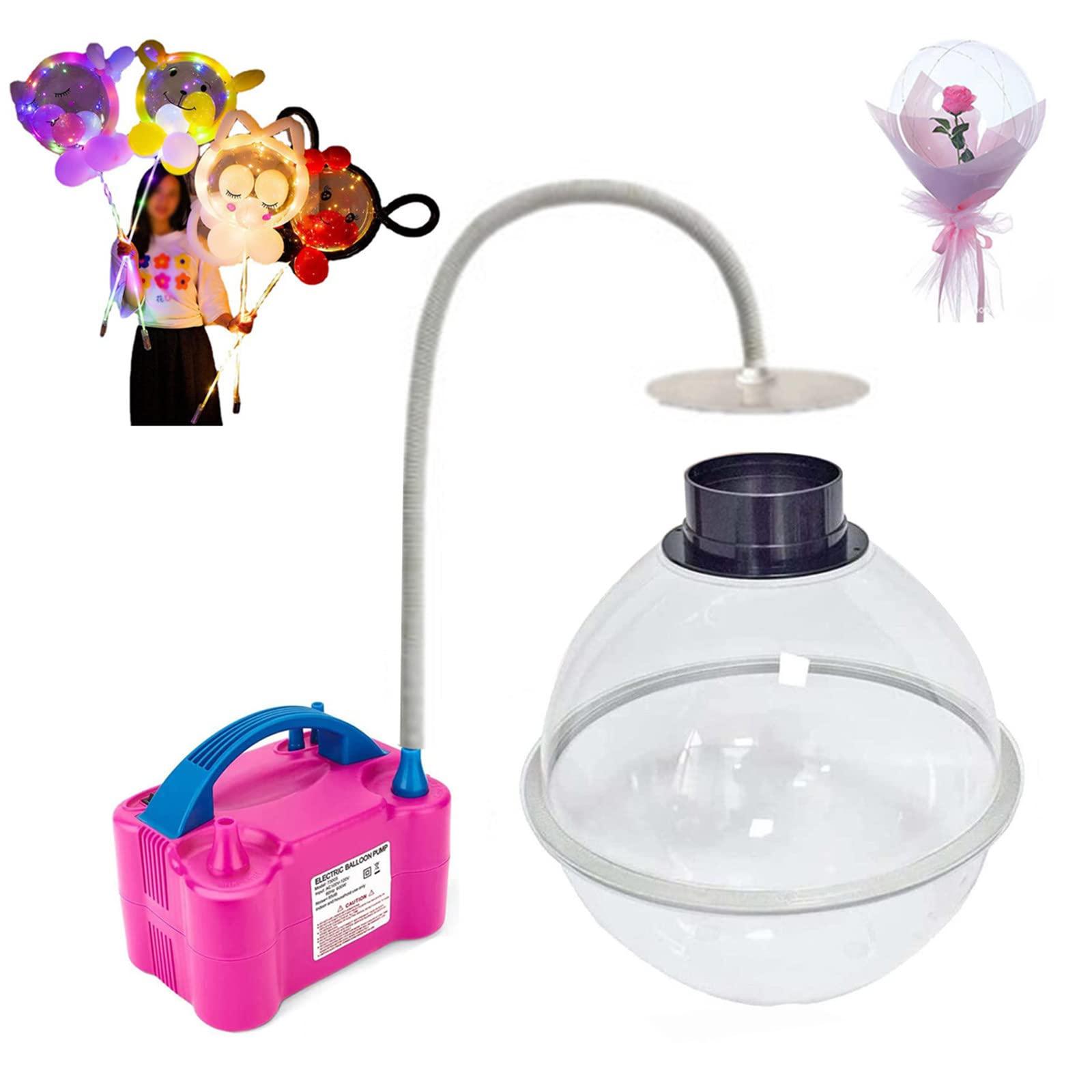 DOZPAL DOZPAL Balloon Gift Machine with Inflatable Pump, Balloon Stretcher Tool for Stuffing Filling Plush Toys Rose Balloon Bouquets - Wedding Christmas Birthday Party Gift