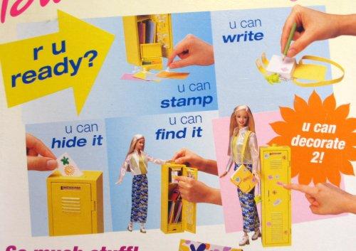 Barbie Barbie SECRET MESSAGES Doll w LOCKER, STAMPERS & MORE! (1999)