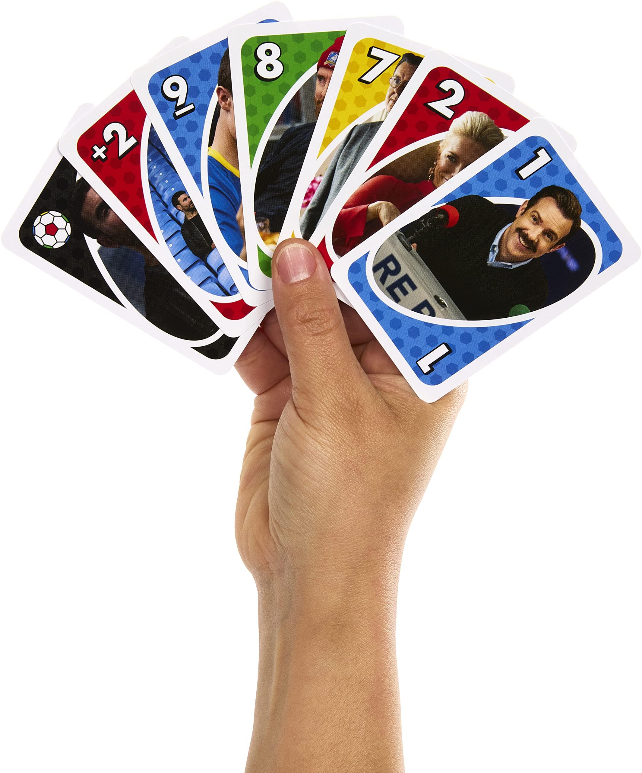 Mattel Games Mattel Games UNO Ted Lasso Card Game for Teens & Adults Inspired by the Popular Series for Game Night, Travel & Camping