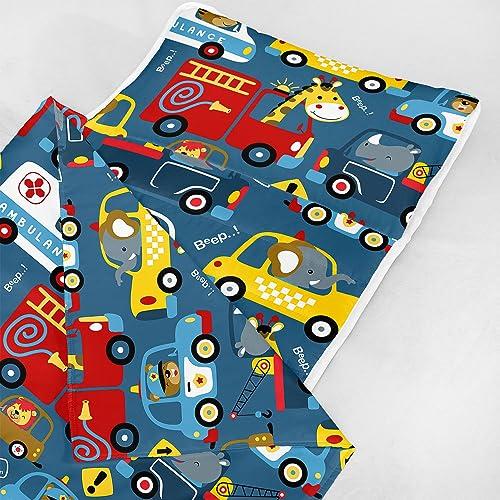 Datura home Datura home Nap Mat -Animal Cars Sleeping Bag with Removable Pillow - Daycare and Sleepovers Preschool Kindergarten Bedding Set for Kids Toddler Boys Girls(Animal Standard)