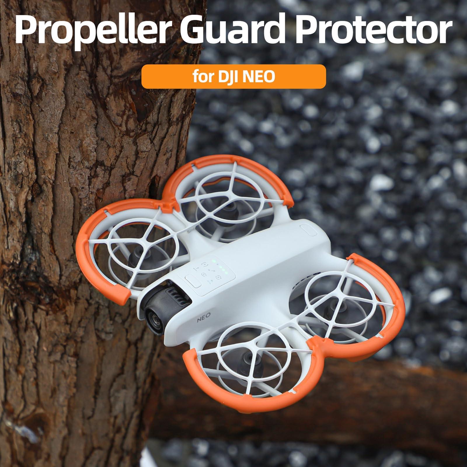 FSIDIWT FSIDIWT Propeller Guard Protector for DJI Neo, Anti-Collision Prop Bumper Protective Cover Ring Impact Protectors for DJI Neo Drone Accessories (Grey)
