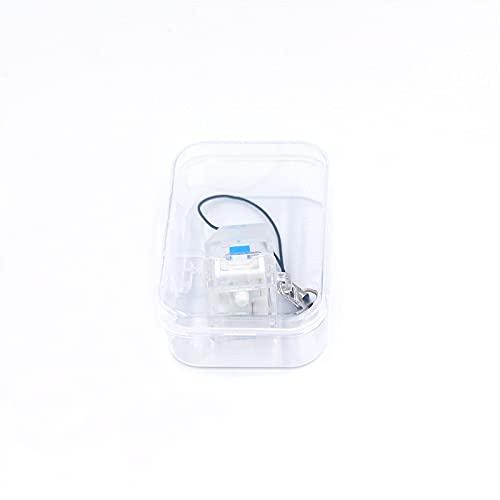 WULEEUPER WULEEUPER Keyboard Fidget Toy Mechanical Switch Keyboard Fingertip Fidget Button Stress Relief Toys for ADHD Autism Special Needs (Transparent Color (clicky))