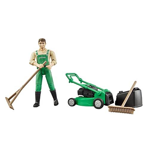 Bruder Bruder 62103 bworld Gardener w Lawn Mower and Accessories