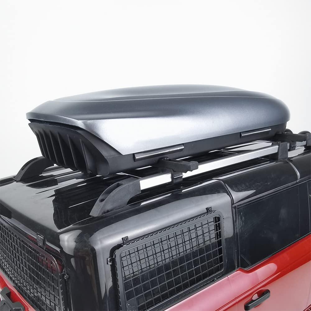 RC-Hub RC-Hub Plastic Roof Trunk Luggage Rack Box for 1/10 TRX-4 TRX-6 RC Crawler Car (Black)