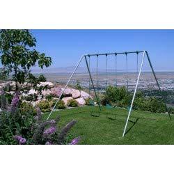 Playkids Pipe Swing Set Hanger Combo - 2 Pipe End Frames + 4 Pipe Swing Hangers - Playground