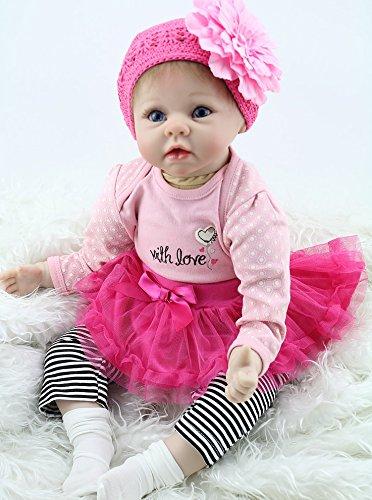 RoyalDoll Reborn Baby Dolls Girl 22 Inch Eyes Open Handmade