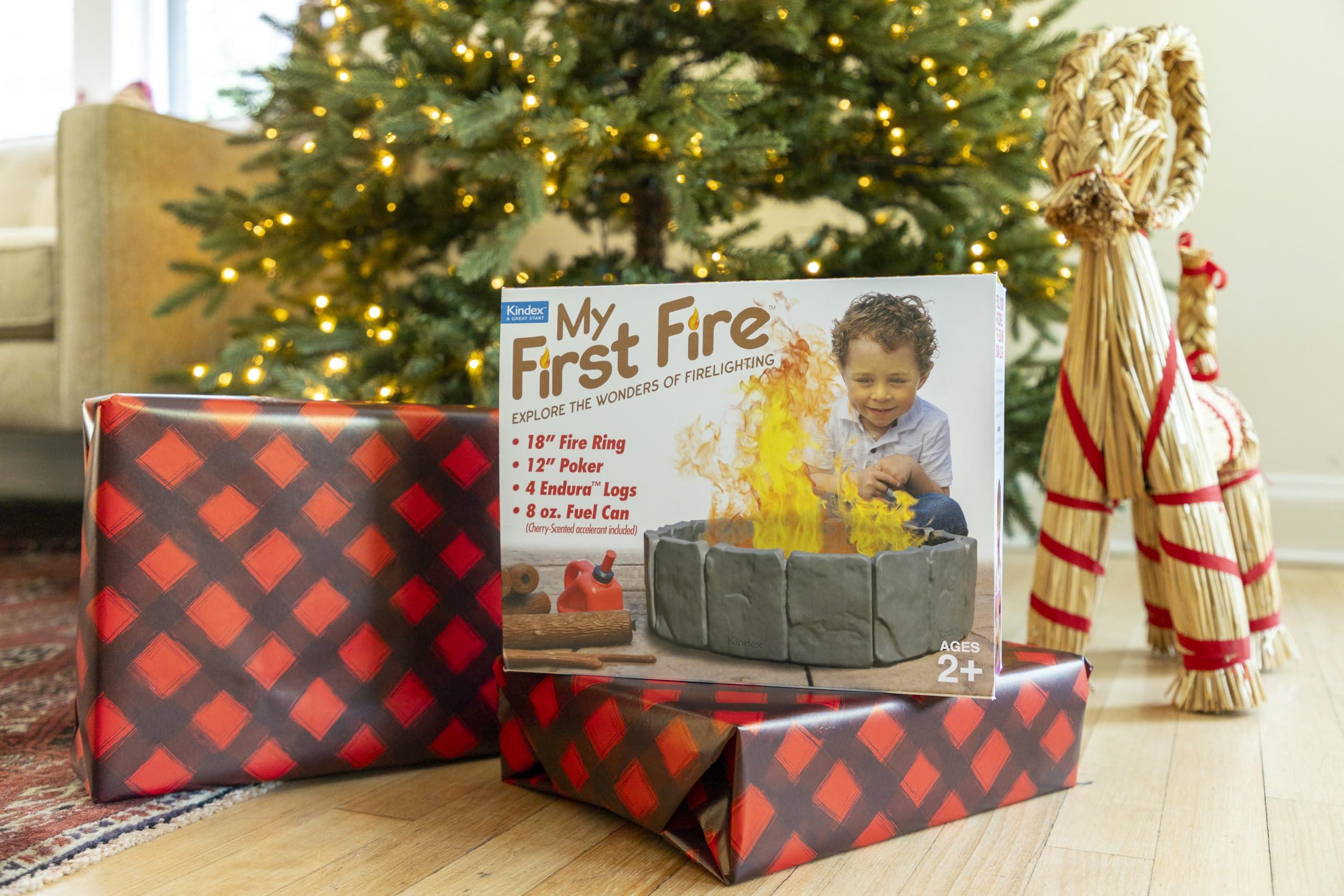 Prank Pack Prank-O My First Fire Prank Gift Box Empty Box for Wrapping Real Presents Hilarious Fake Packaging for Birthdays, Christmas, and Holidays Fun Gag Gift Box for Men, Women, and Kids