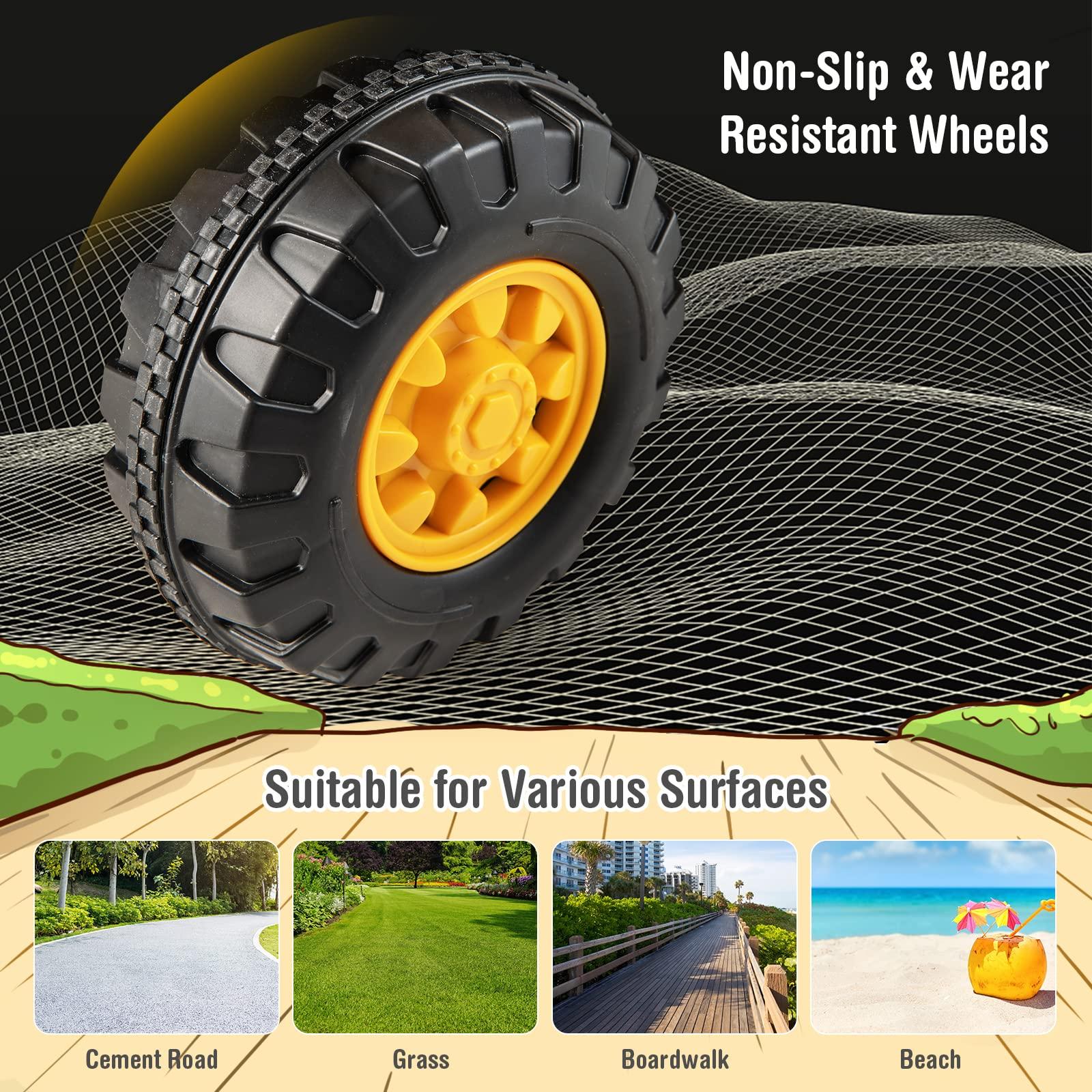 HONEY JOY HONEY JOY Ride on Excavator, 6V Battery Powered Ride on Construction Vehicles for Kids, Under Seat Storage, Music, Rotatable Seat, Kids Digger Loader, Bulldozer Ride on Toy, Gift for Boys Girls