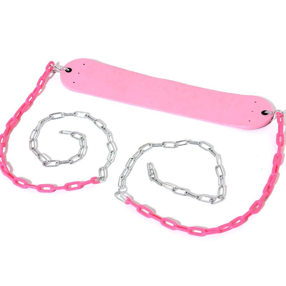 Take Me Away Pink Swing Set - Toddler High Back Full Bucket Swing - Heavy Duty Swing Seat - Swing Set Accessories