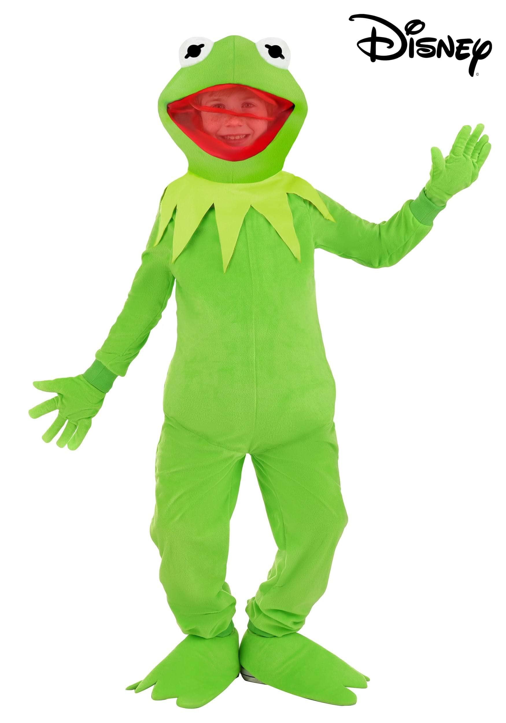 Fun Costumes Fun Costumes Kid's Disney Kermit Costume, (Size - Medium) - Green