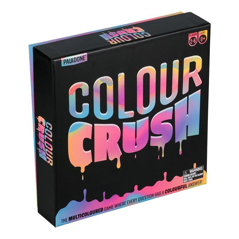 Paladone Paladone Color Crush, The Exciting Board Game of Artsy Challenges - Charades Meets Drawing Acting & Guessing