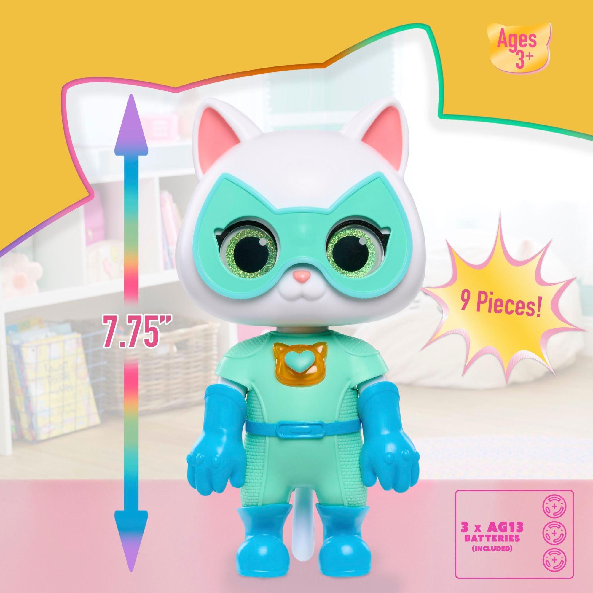 Just Play Just Play Disney Junior SuperKitties Cat-Tastic Transforming Bitsy, Toys for Kids Ages 3 Up