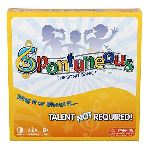Spontuneous Spontuneous - The Song Game - Sing It or Shout It - Talent NOT Required - Family Party Board Game…