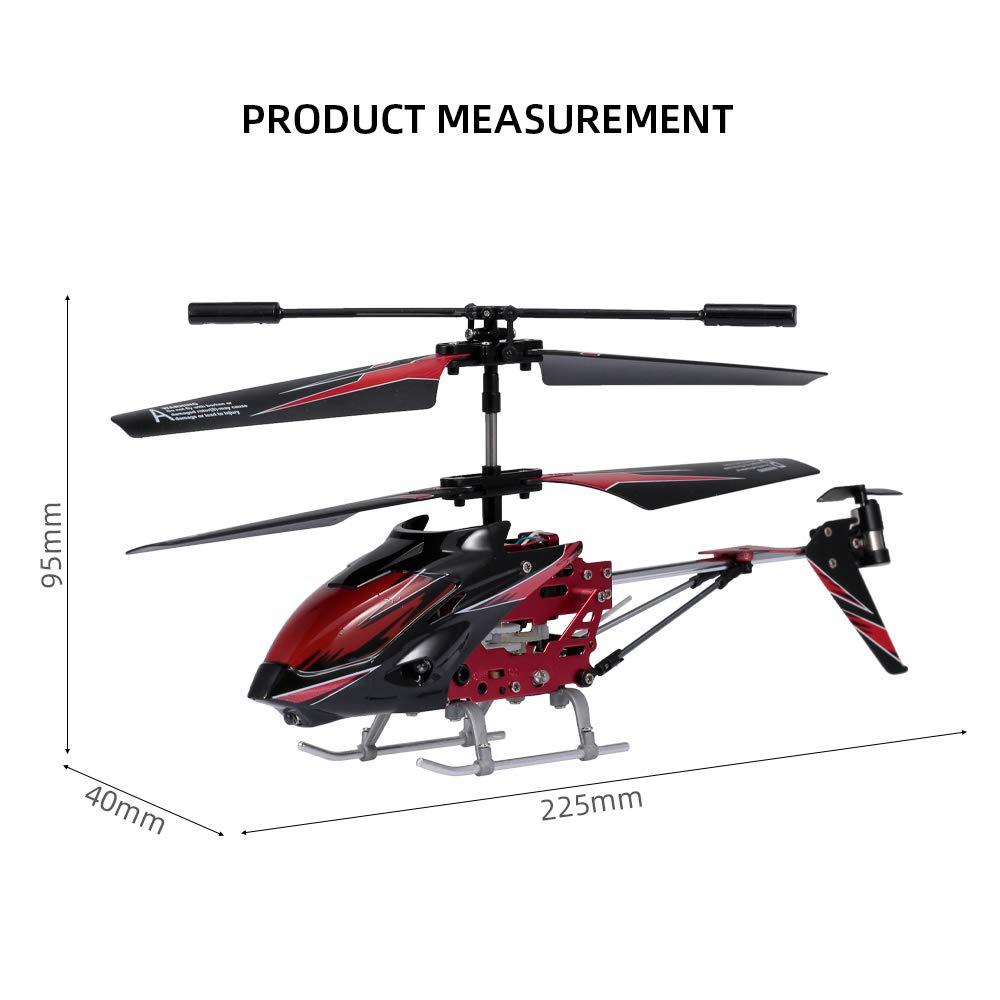 GoolRC GoolRC RC Helicopter, Remote Control Helicopter with Gyro and Light, S929-A 3.5 Channel Mini Helicopter for Kids and Beginners (Red)