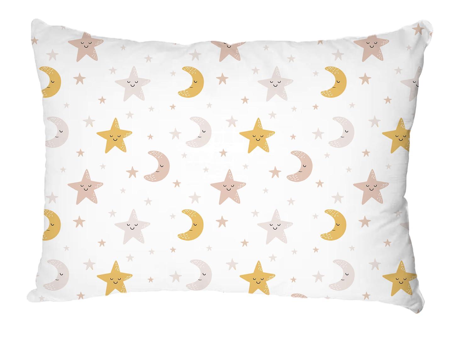 Bunnikins & Clover Bunnikins & Clover Toddler Pillows with Pillowcase, 13"x18" Soft Cotton Kid Pillows for Sleeping, Bedding Small Pillow for Boys and Girls Aged 2-5 Years