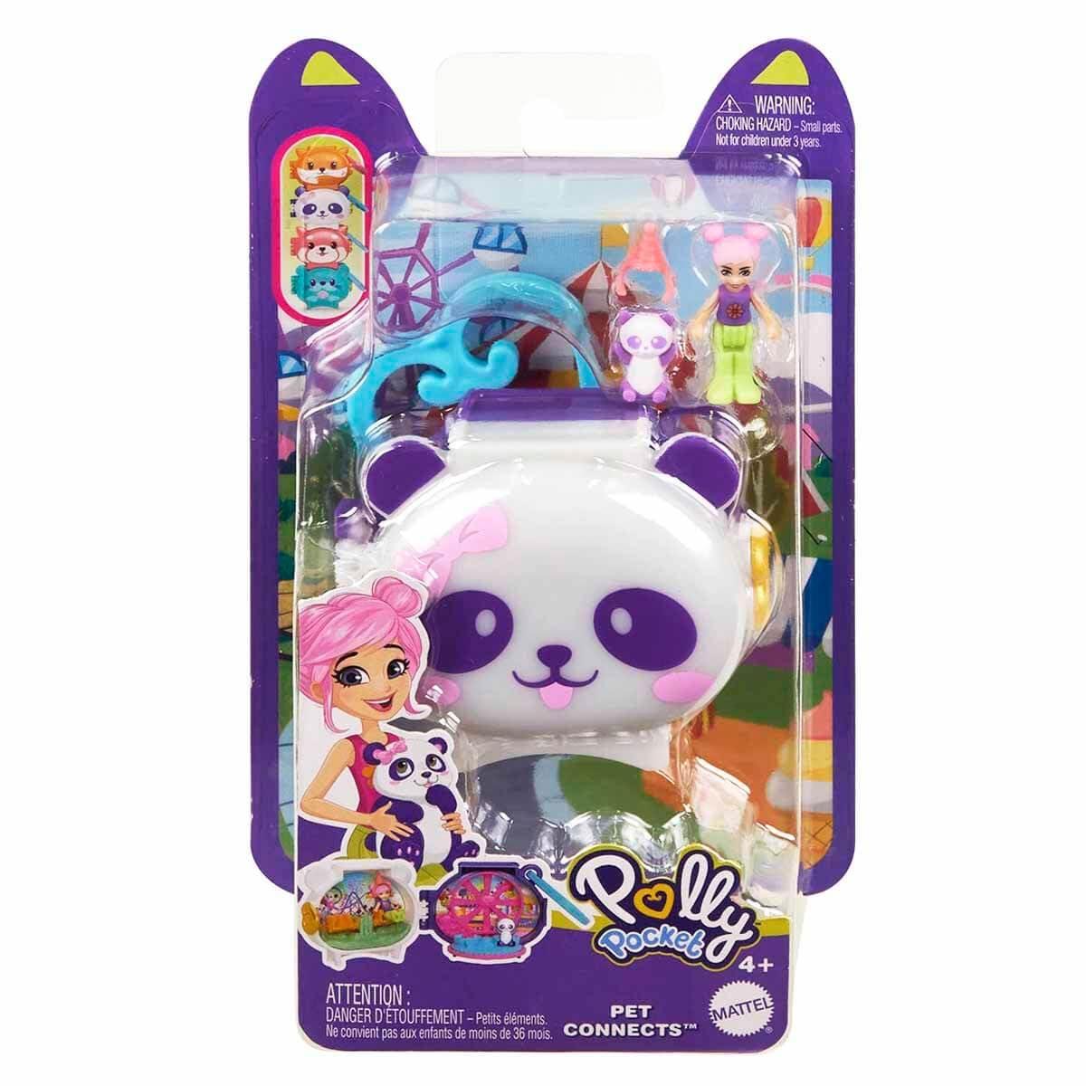 Polly Pocket Polly Pocket Cuddly Toys Compact Play Set GYV99 Panda, HRD38