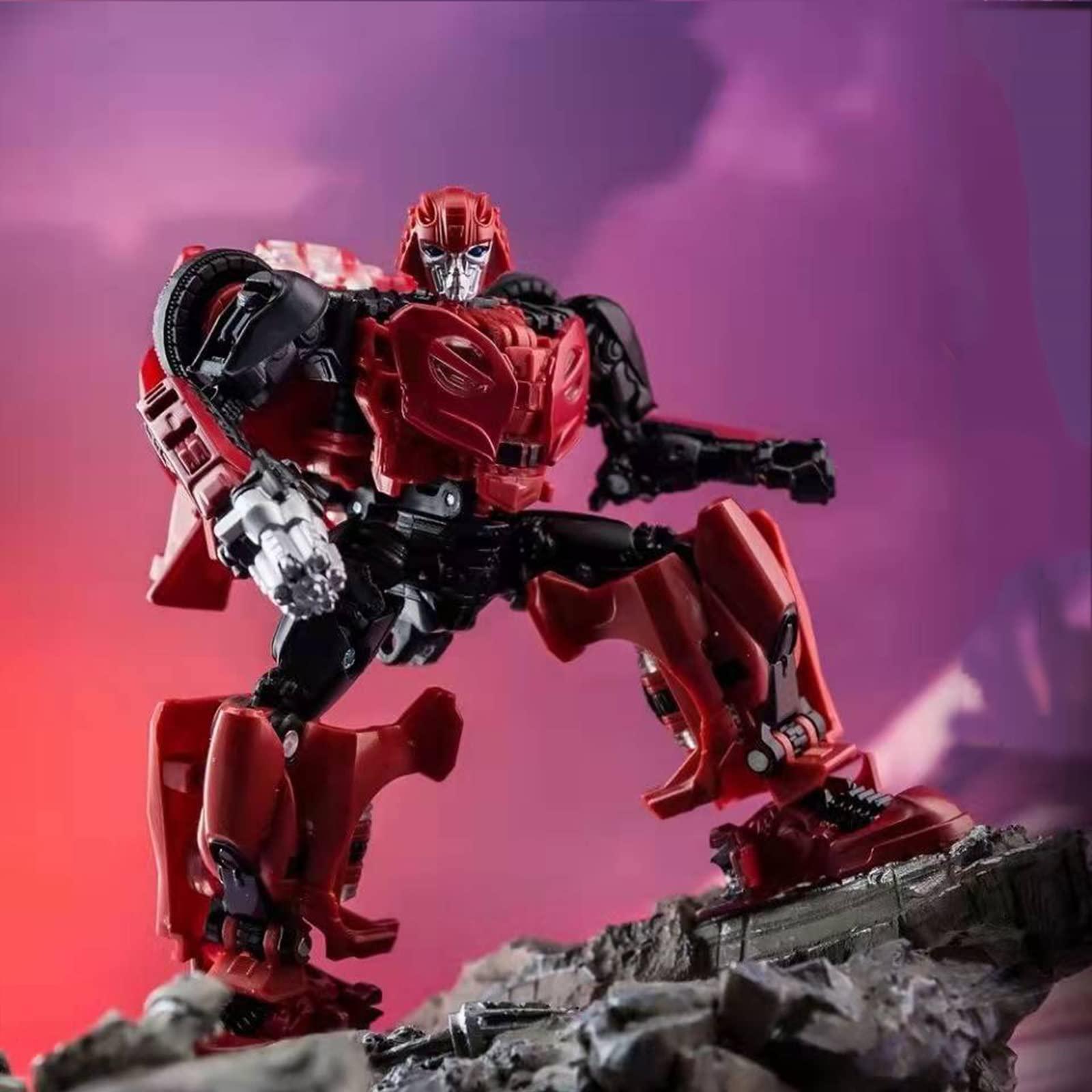 LQIPPOE LQIPPOE The Movie G1 Transformer Cliffjumper,D-Level Enhanced Version SS64 Deformation Car Model Robot Toy, KO Version Action Figure