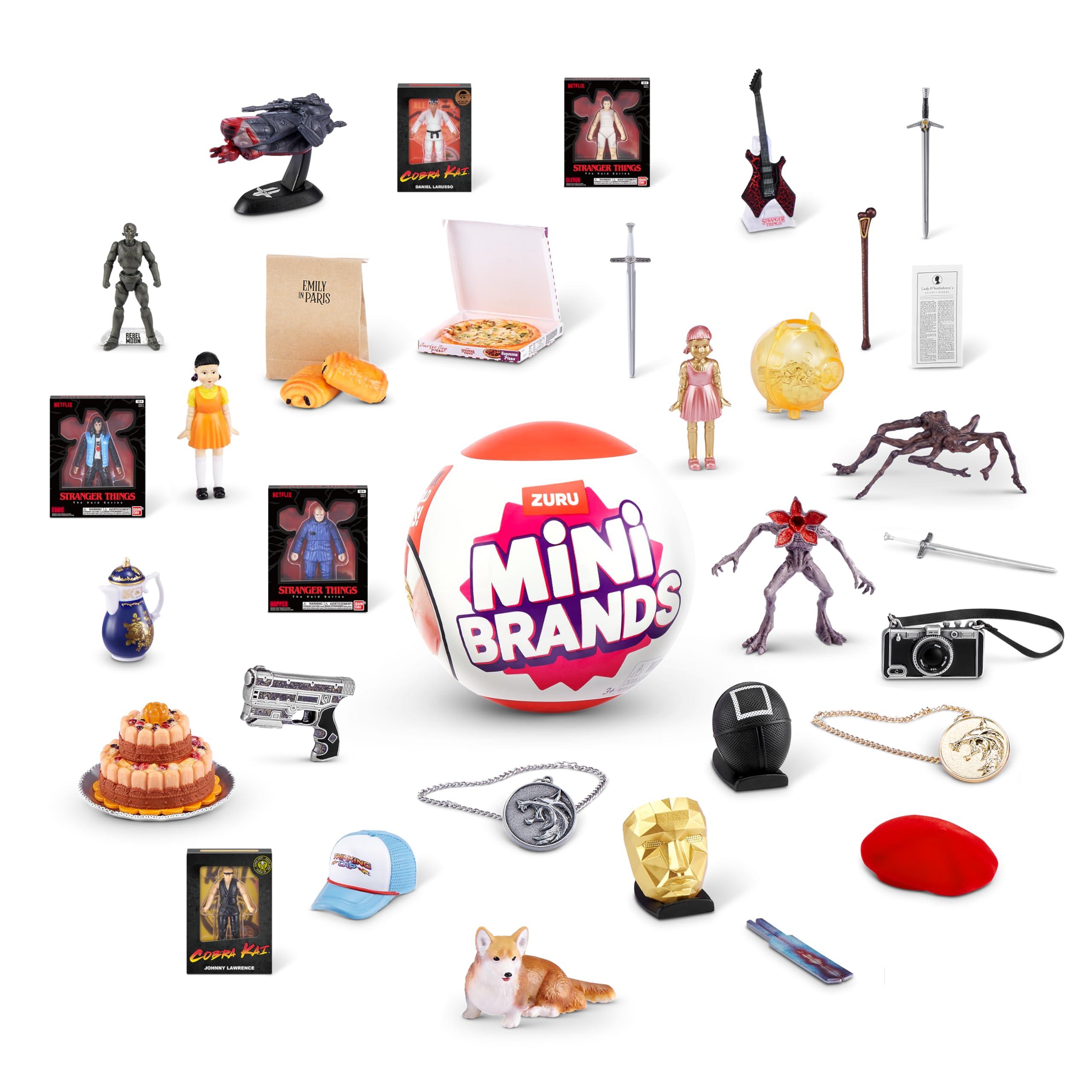 Mini Brands Mini Brands Netflix Capsule 2 Pack by ZURU, Surprise Toy with Collectible Minis, Blind Packaging, Iconic Show Themed Minis