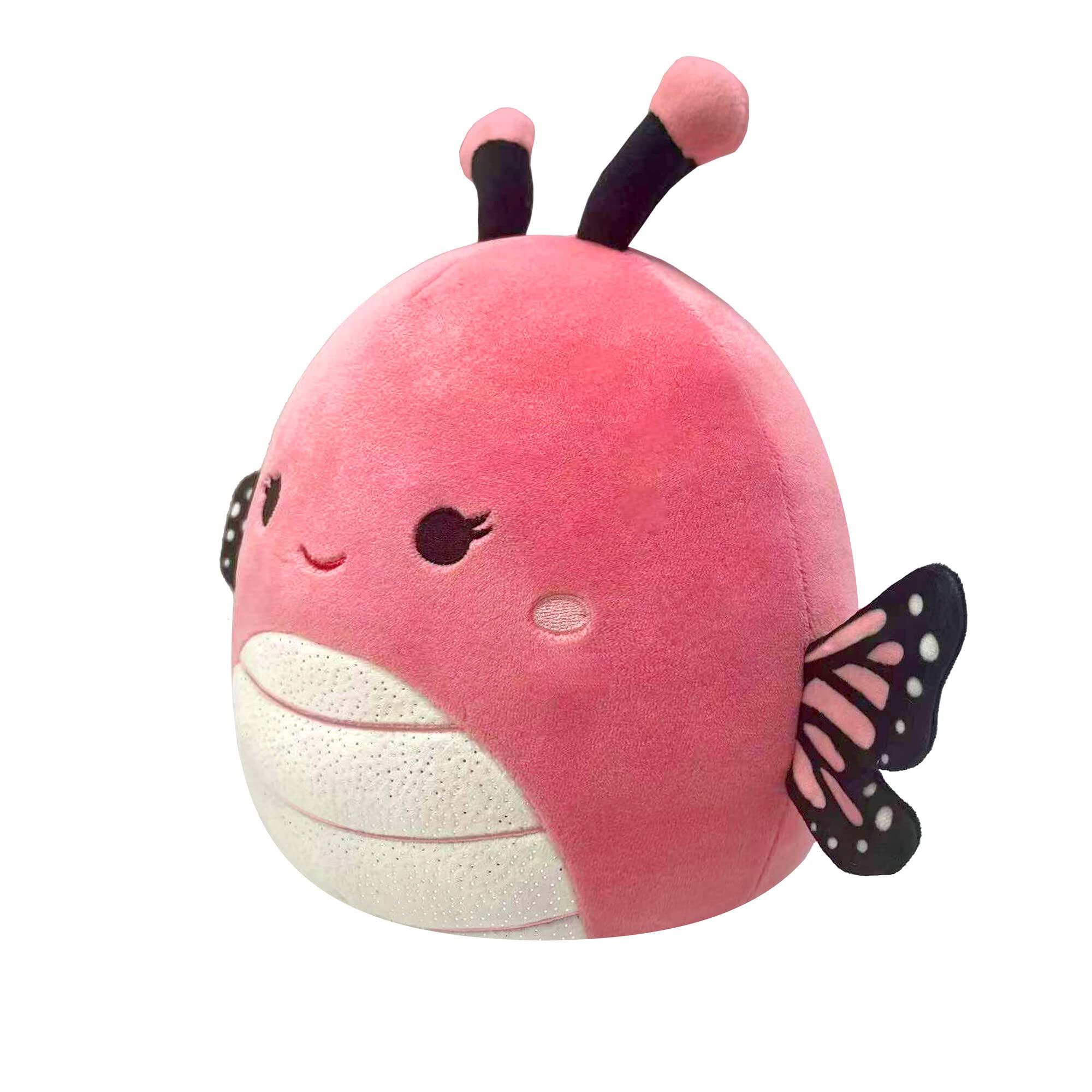Squishmallows Squishmallows Original 14-Inch Andreina Pink Monarch Butterfly with White Sparkle Belly - Large Ultrasoft Official Jazwares Plush