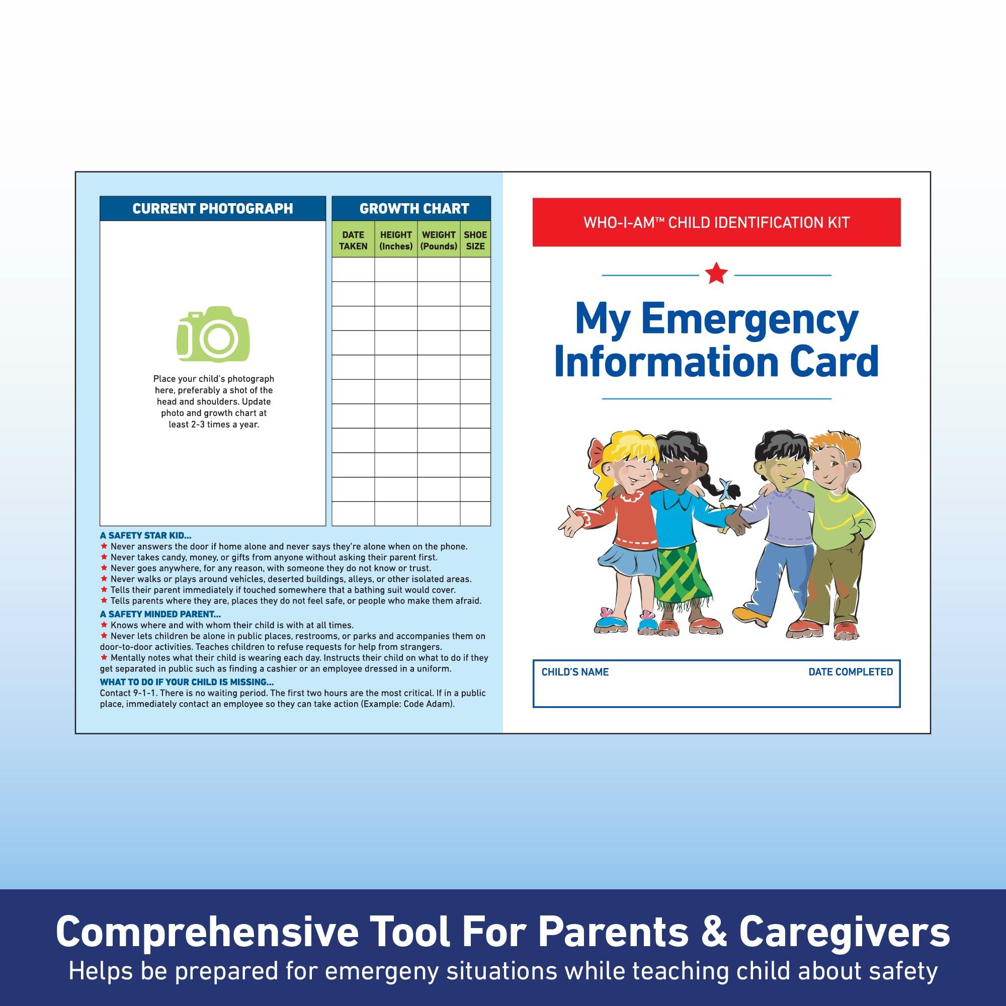 KidStar Safety KidStar Safety Who-I-Am Child ID Kits with Fingerprint & DNA Samples (5 Pack)