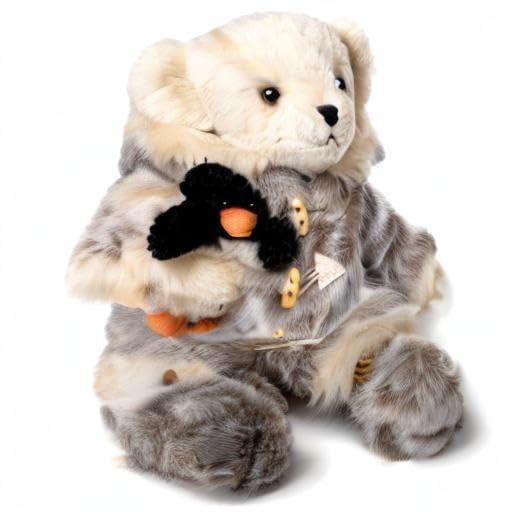 Bearington Collection Bearington Iggy and Lou, Penguin & Polar Bear for Christmas Decoration, 14 Inch Christmas Teddy Bear, Ideal Christmas Bear Gift for Toddlers, Kids & Teens