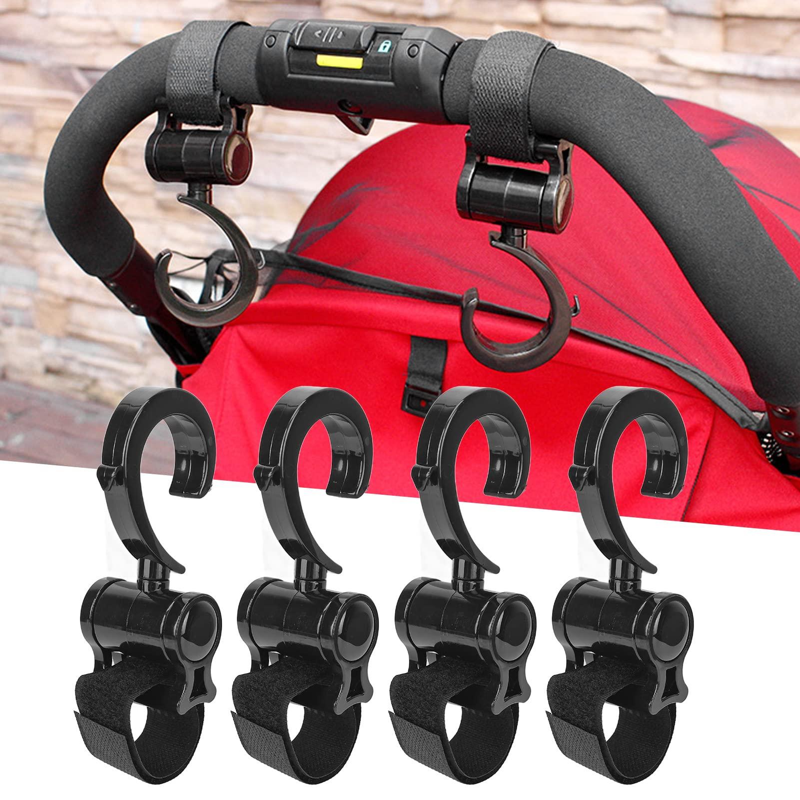 YUSHANCHENG 4pcs Baby Stroller Hooks Universal Flexible Shopping Mommy Bag Hooks Accessory for Hanging Toy