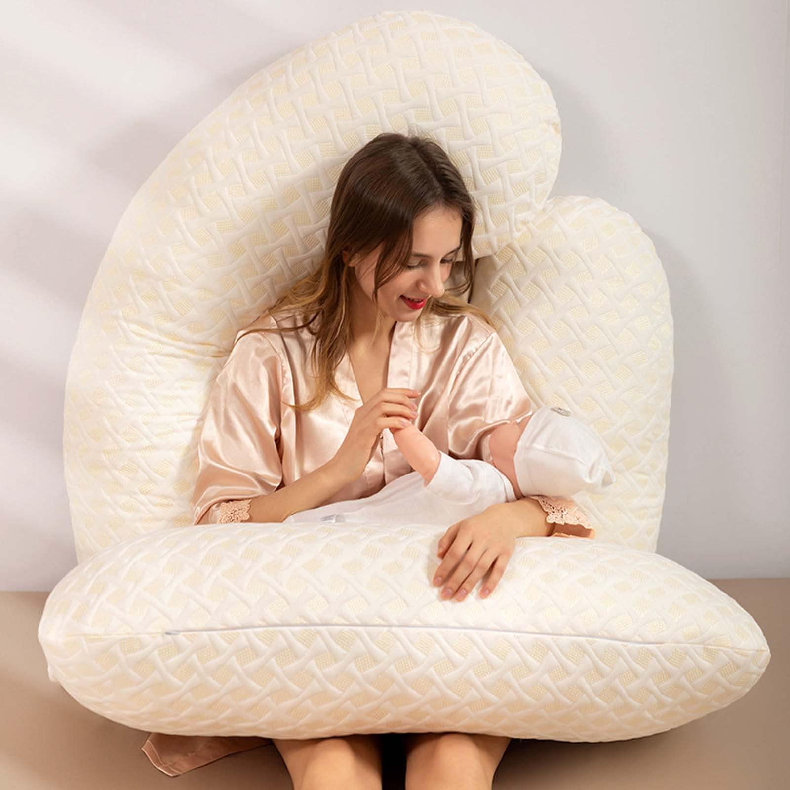 ghghnrtgefrgnhnxdf Maternity Pillows for Sleeping, U-Shape Full Body Pregnancy Pillow and Maternity Support - Support for Back, Legs, Belly for Pregnant Women