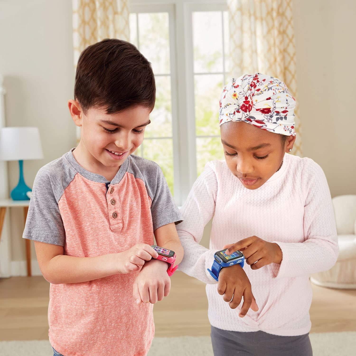 VTech VTech KidiZoom Selfie Camera & Smartwatch DX3, Educational Learning Task Games & Activities Pink (Combo Pack)