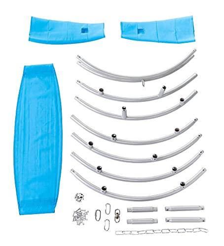 HearthSong HearthSong 40-Inch Steel-Frame Aerial Hoop Spinning Round Tree Swing with Suspended Tesline Fabric Seat, Holds 300 lbs.