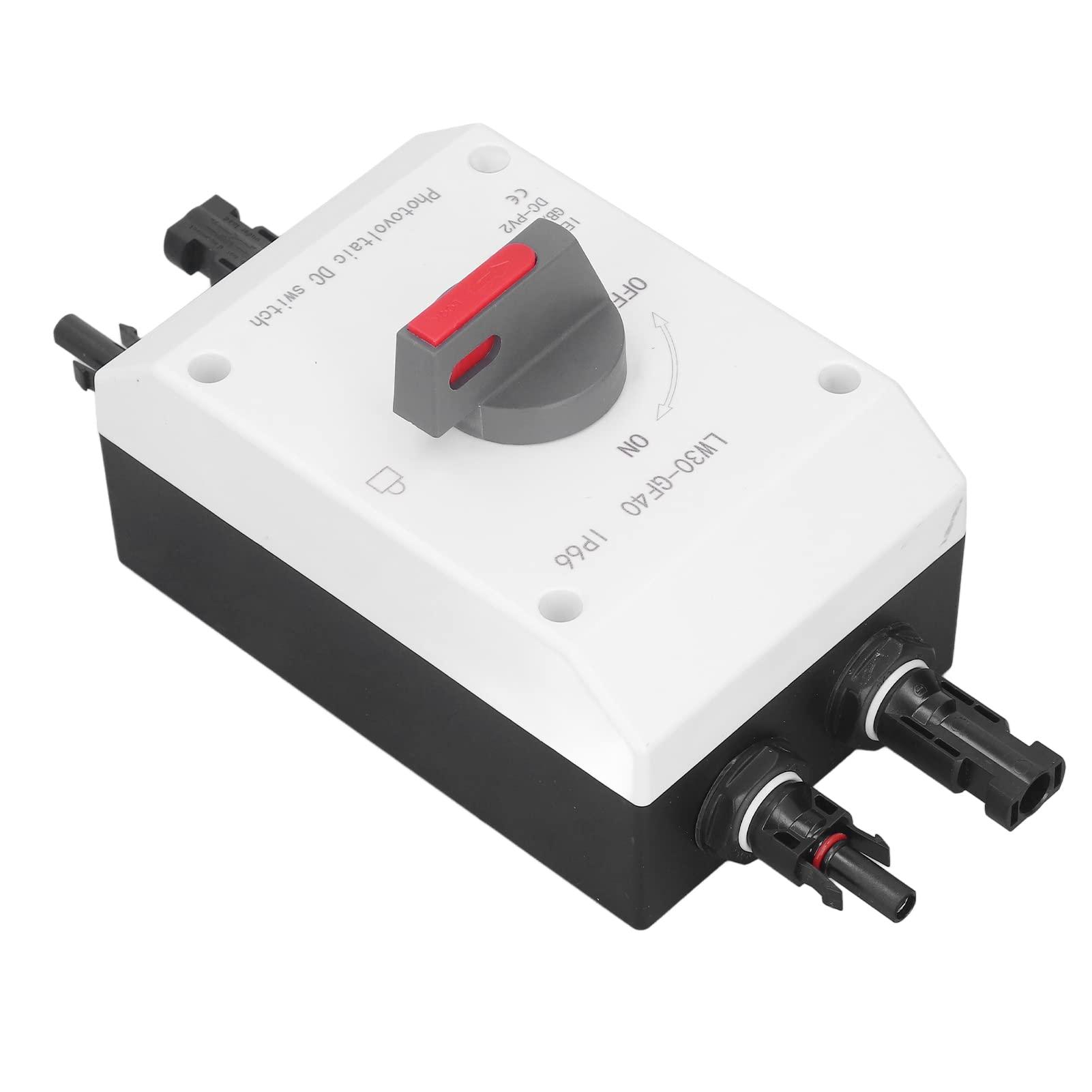 FFIME DC Isolator Solar Switch, PV DC Switch Easy Installation 1200V 32A 4P Insulated IP66 Waterproof for Boat