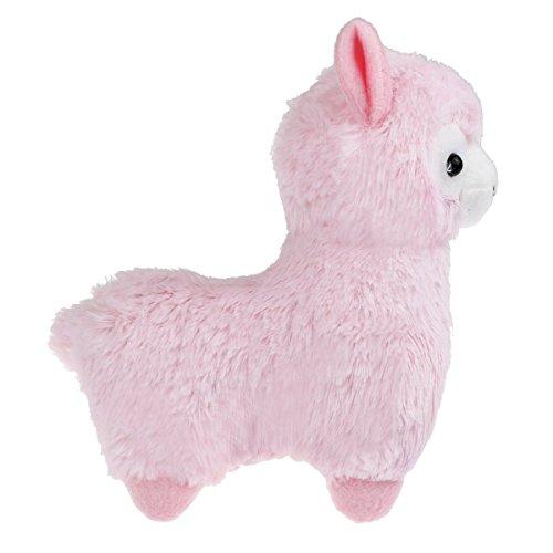 AngelGift Cuddly Llama Pink Alpaca Doll 7 " Soft Baby Stuffed Animal Toy Puppet Doll Valentine's Day Birthday Xmas Christmas Wedding Anniversary Presents Gifts