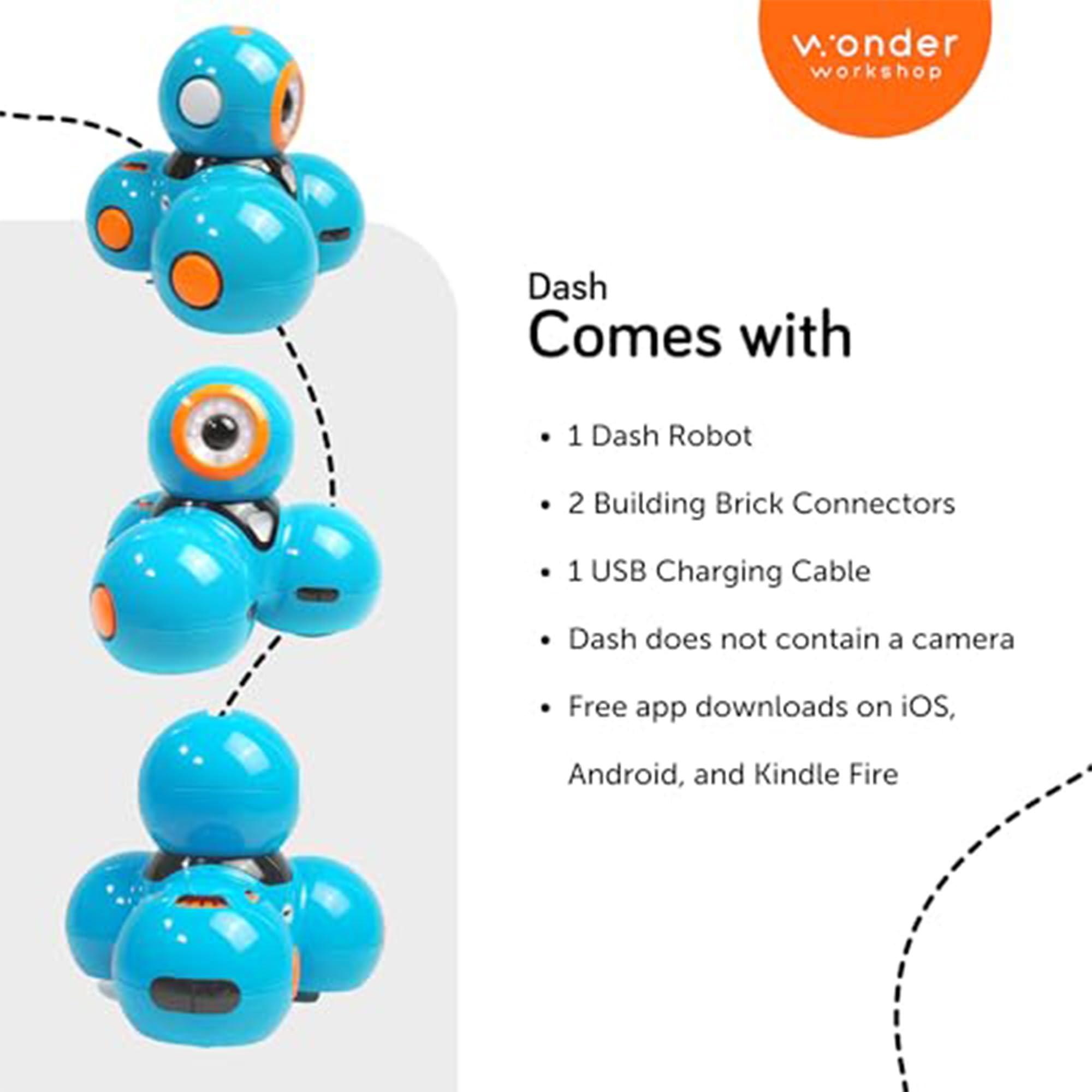 Wonder Workshop Wonder Workshop Dash Robot Coding Robots for Kids 6+ Voice Activated STEM Robot Toys Interactive, Educational & Programmable