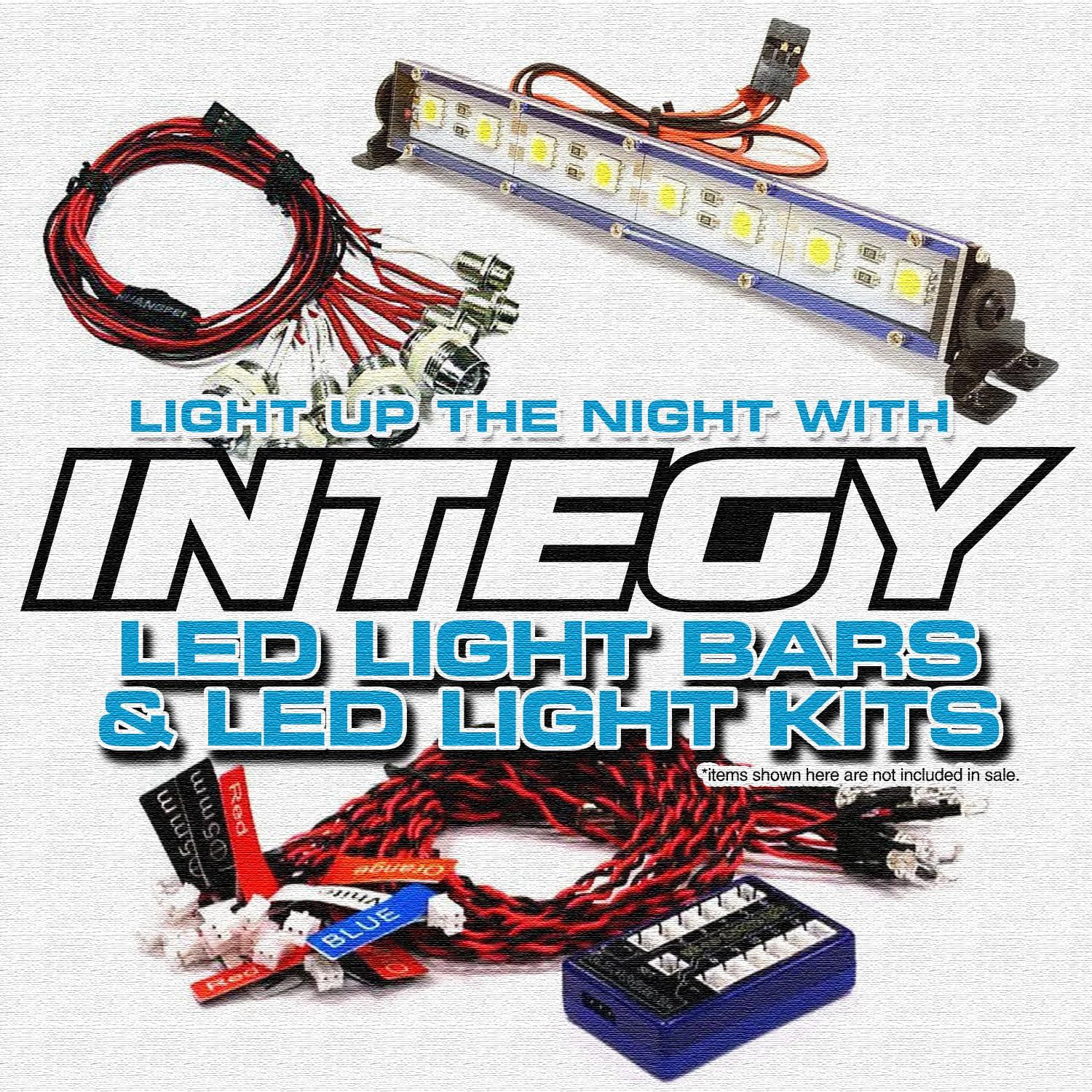 Integy Integy RC Upgrades for Axial, Realistic Front Bumper w/LED & Power Winch for Axial SCX10 III Scale Crawler