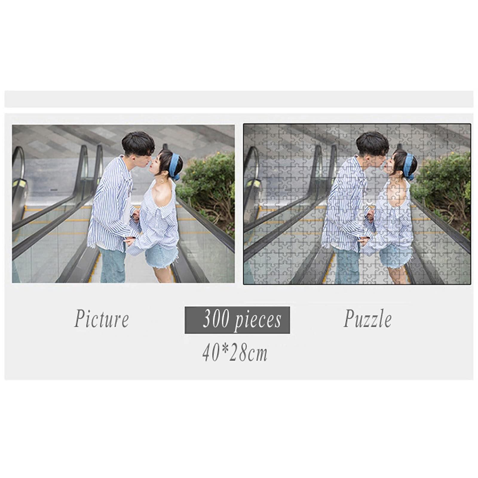 LCPKUTTR Design Personalized Puzzles,Custom Puzzle from Picture Create Your Own Puzzle from Photo - 500/1000 Pieces - DIY Custom Made Photo Puzzles Family Fun, & Stress Relief BD-10402 ( Size : 1000pcs )