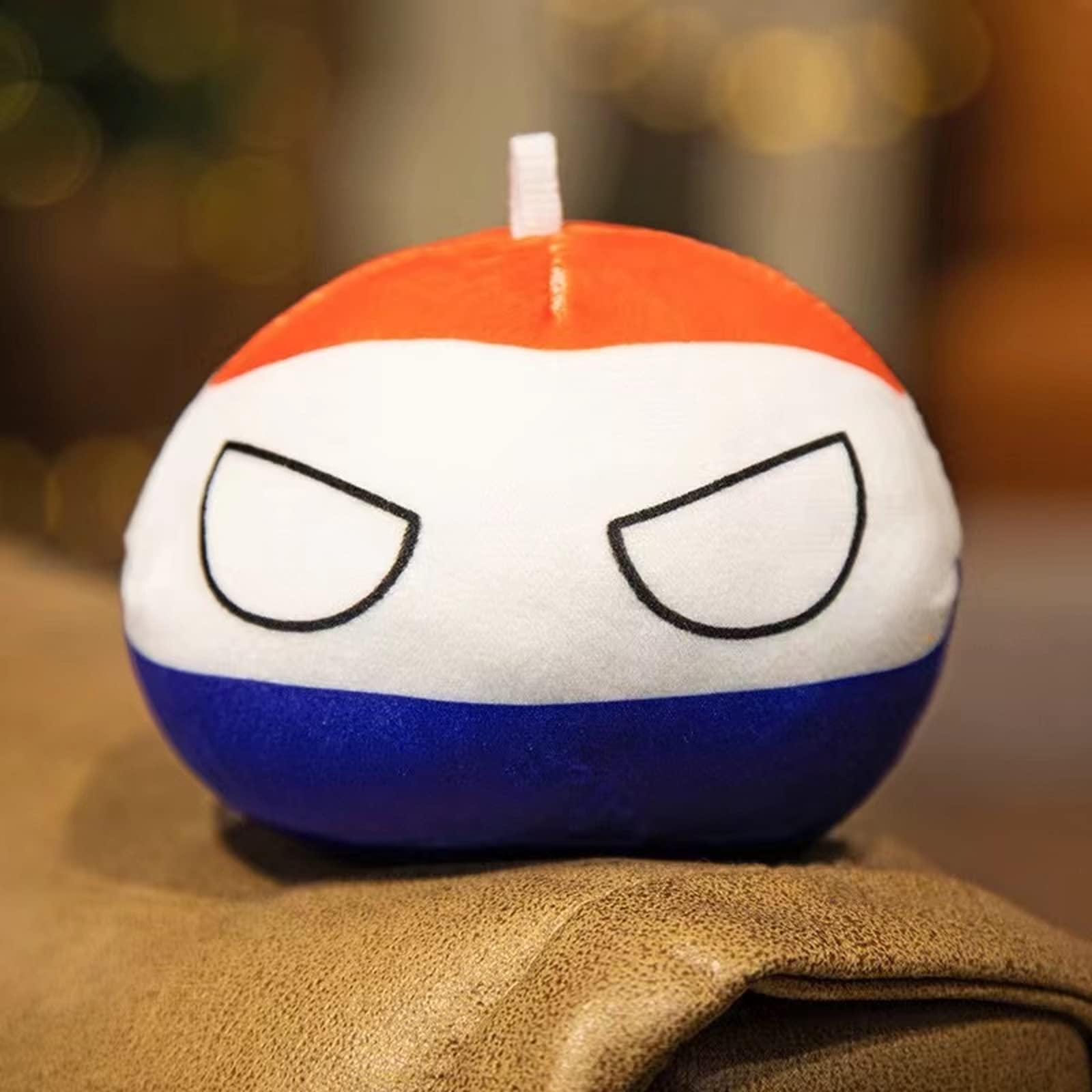 HOMKT HOMKT Country Ball Plushies Countryballs Plushies Plush Charm Country Balls for The Gift of Children 4in Netherlands